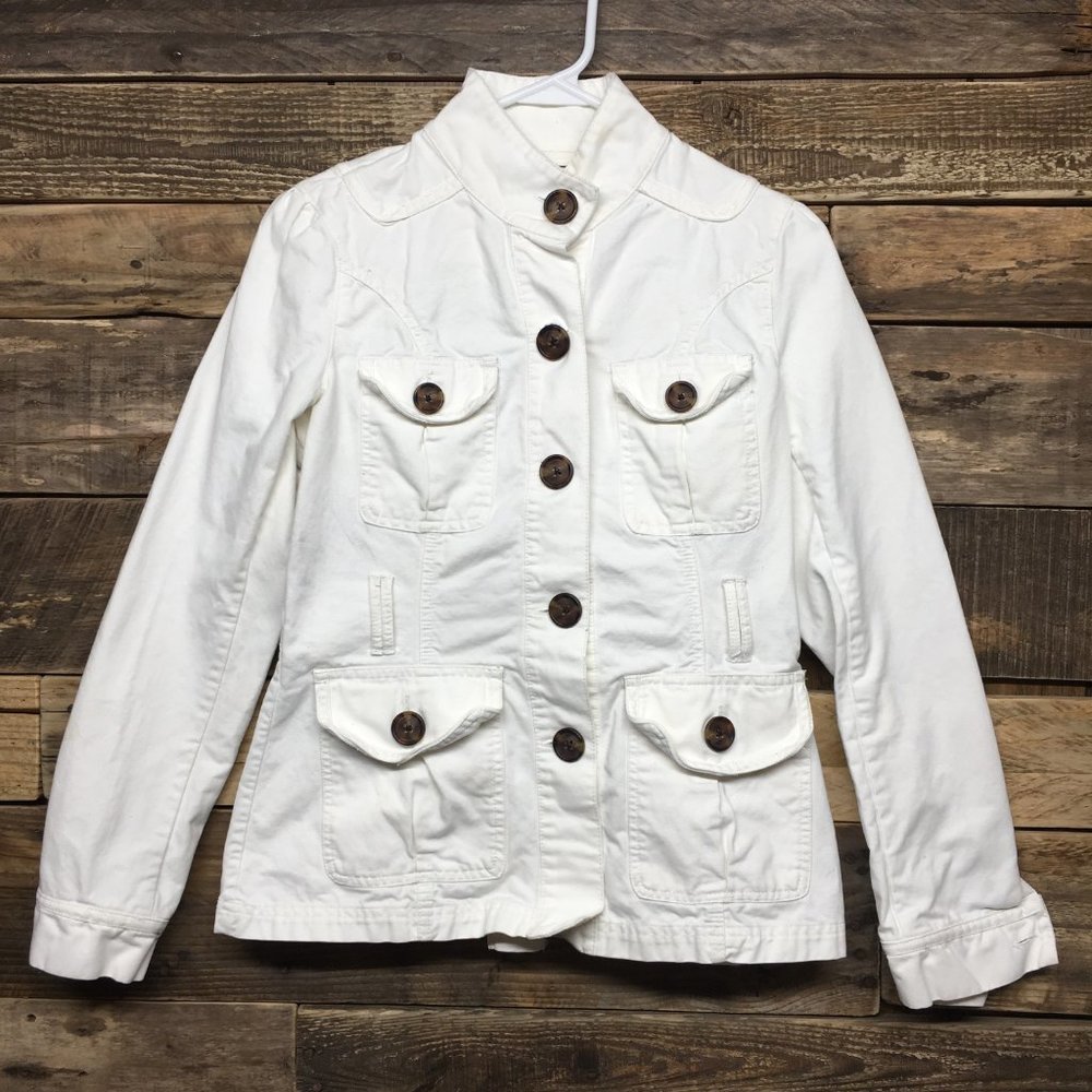 Converse One Star White Jacket Women's Size S (2 Small Spots)